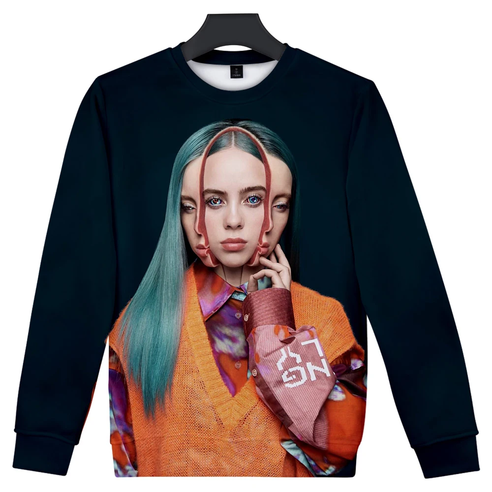 Frdun Tommee 3D Billie Eilish классная Женская/мужская повседневная одежда с принтом, горячая Распродажа, повседневные весенние k-pop толстовки, свитшоты размера плюс