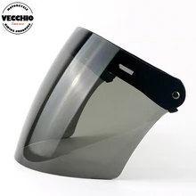Free shipping 3 snap open face font b helmet b font visor vintage motorcycle font b