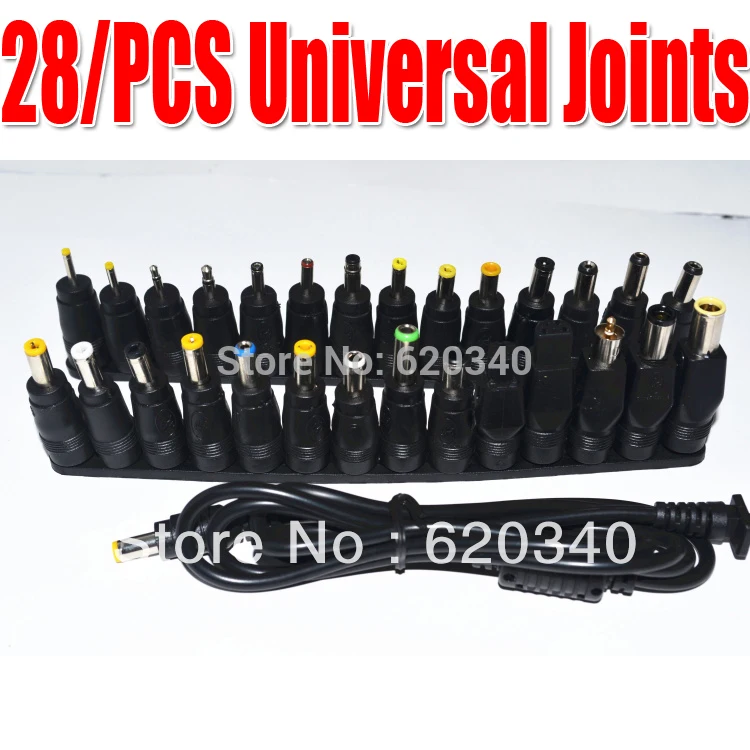 28 in 1 Set New Universal AC DC Jack, Charger, Connector, Plug for
