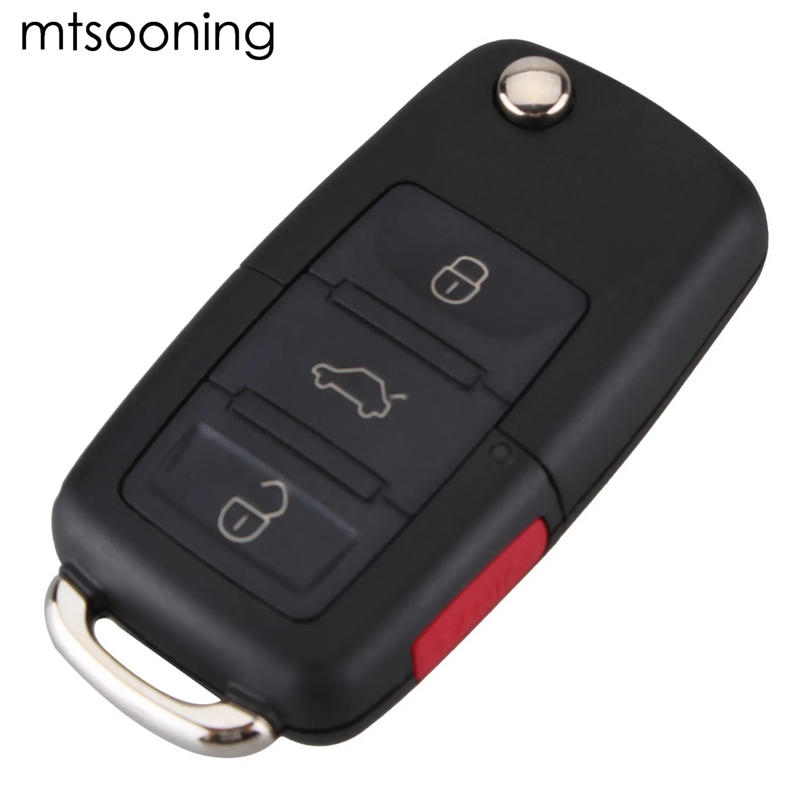 mtsooning Car Key Fob Case 3 1 Panic 4 Buttons Flip Remote Key Shell