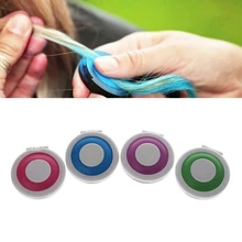 1 комплект 4 цвета нетоксичные временные Волосы Мел Цвет Волос Мягкая Краска порошок пастели DIY салон Инструменты Новая мода