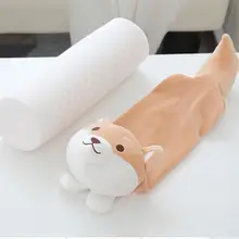 Высокое качество супер удобные животные стиль панда Шиба слон и розовая свинья латексная подушка для детей с съемным чехлом