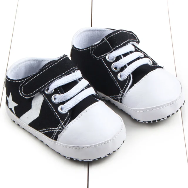 New Fashion Canvas Unisex Baby Sneakers Skid Proof Bottom Sapatinho