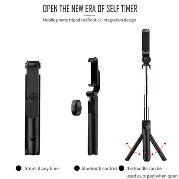 

TX-09 Mini Portable Bluetooth 360 Degree Rotation Selfie Stick Camera Phone Holder Flexible Tripod r20
