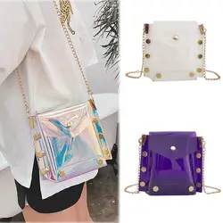 Coneed новые продукты горячие Женская Мода Дикий диагональный крест мешок сумочка на ремне желе сумка 2019 mar28 p30