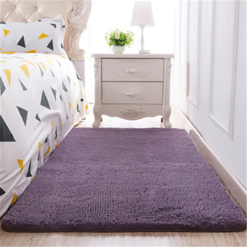 11 Colors Soft Non-Slip Carpets Modern Indoor Bedroom Bedside Mat Living Room Big Rug New Kids Floor Children Carpet Home Decor - Цвет: huizise