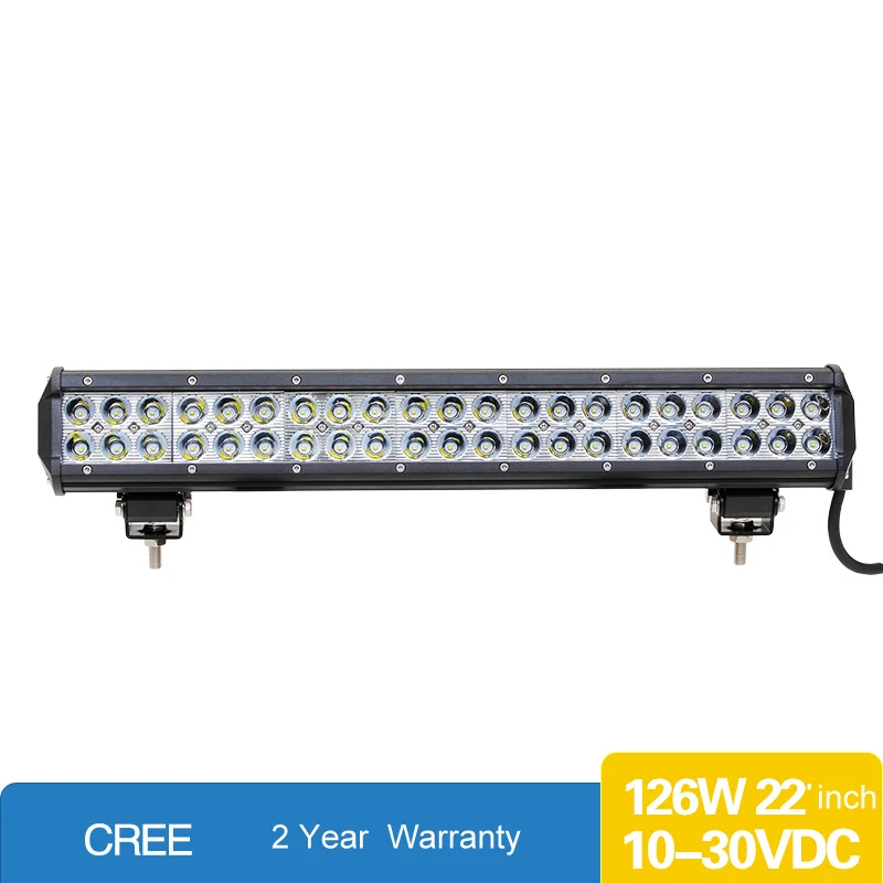 

12v dual Double rows CREEs led driving lightLed Light Bar Flood Spot Combo Driving Offroad 4x4WD Truck ATV
