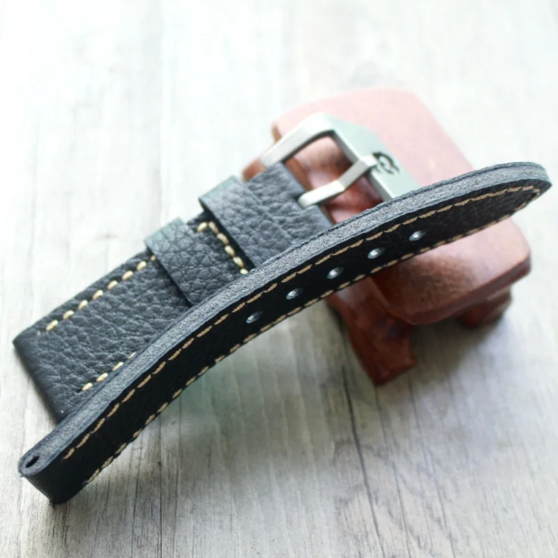 TOTOYHandmade супер мягкие итальянский борьба 24 мм подходит для пей pam441 кожаная мужская