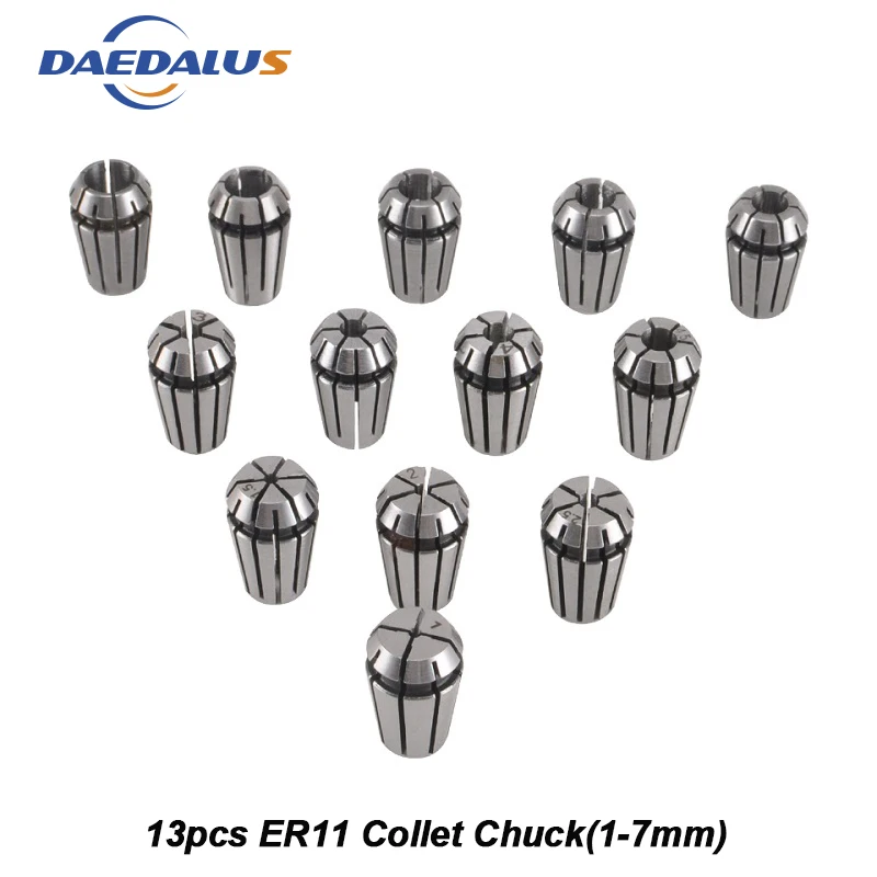 

ER11 Collet Chuck Holder ER16 Precision Spring Collet ER20 Drill Chuck Lathe Tool For Router Spindle CNC Milling Cutter Machine
