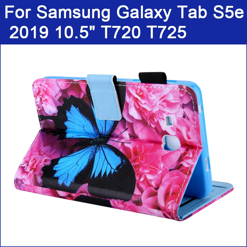 Милый чехол для Samsung Galaxy Tab S5e 10 5 &quotT720 T725 SM T720 из ПУ + ТПУ Смарт подставка защитный с