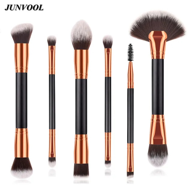 Best Offers 6PCS Large Foundation Makeup Brushes Double Head Eyelash Bevel Eyebrow Brush High-grade Accessories Face Beauty Cosmetic Tools Best Offers 6PCS Large Foundation Makeup Brushes Double Head Eyelash Bevel Eyebrow Brush High-grade Accessories Face Beauty Cosmetic Tools