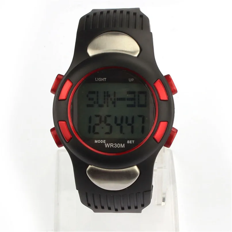 Фитнес 3D шагомер счетчик калорий Часы Монитор частоты сердечных сокращений наручные часы для подарка#4M24# F