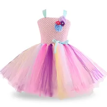 Girls Unicorn Dress Children Princess Party Dress Girl Dress Children Clothing Baby Girl Clothes Girl tutu Dress New Year Dress the child in the girls winter coat hoody three piece suit children children s clothing girl s clothes new year dress baby kids