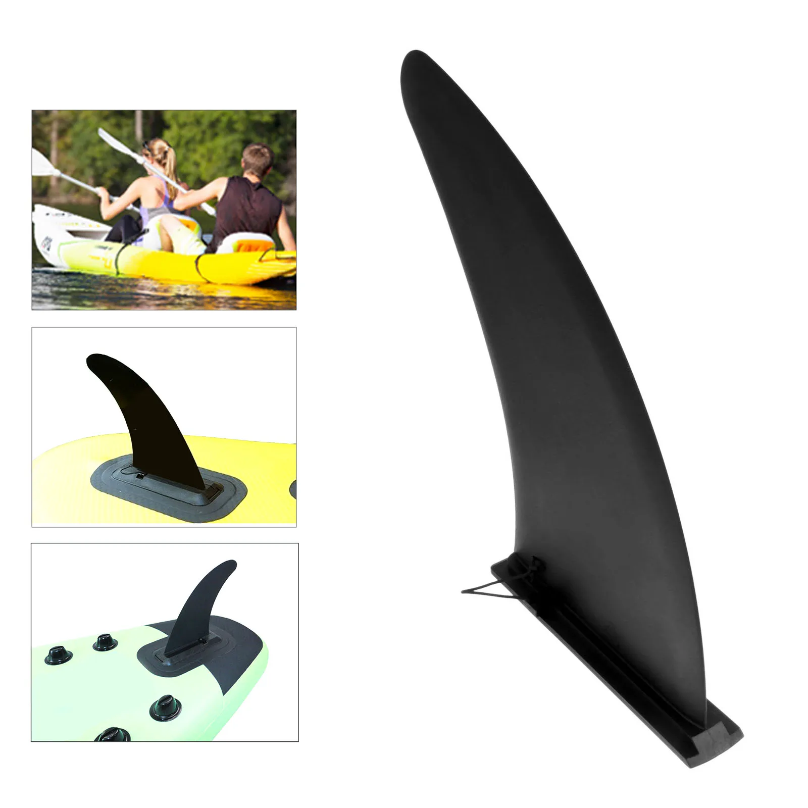 Surfing Tracking Fin PVC Integral Fin Skeg Fin Ersatz für Kayak Canoe 