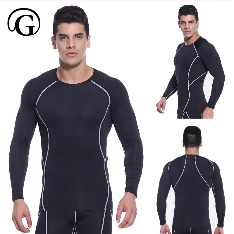 Aliexpress.com : Buy PRAYGER Men Power Fit Body Shaper O neck Long ...