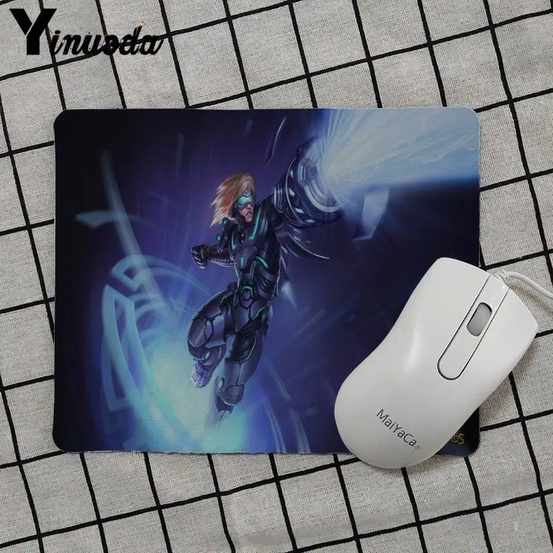 Yinuoda скин Ezreal Лига Легенд уникальный настольный коврик игровой Мышь Pad игры Gaming Keyboard коврик планшетный компьютер Мышь pad