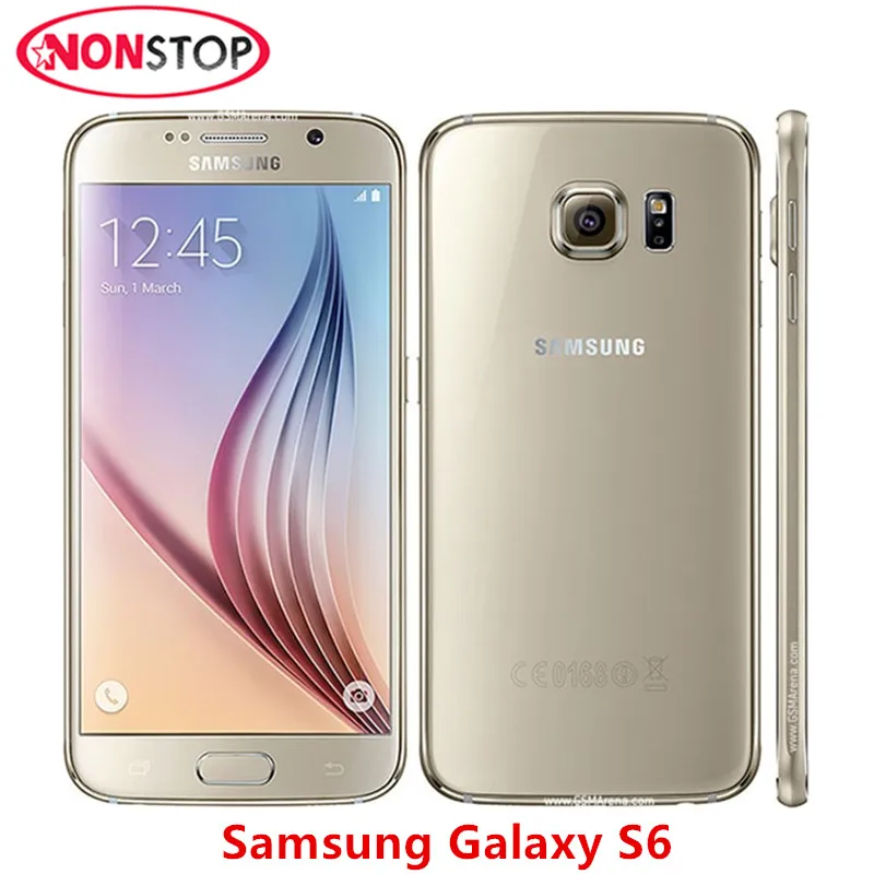 

Original Unlocked Samsung Galaxy S6/s6 edge Mobile Phone 4G GSM Android G925F Octa Core 5.1" 16MP 3GB RAM 32GB ROM Cell Phone