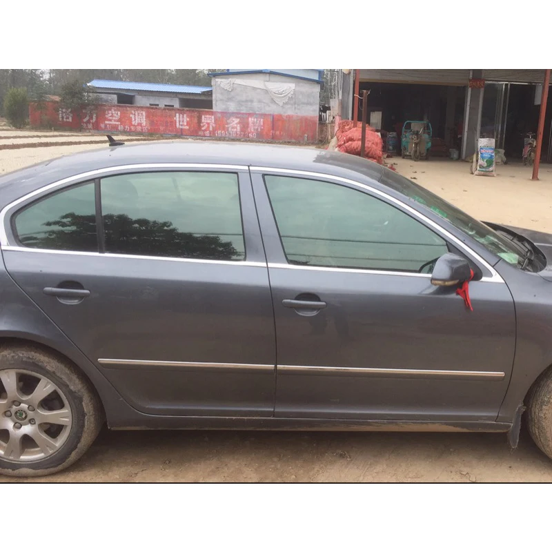 

lsrtw2017 304 stainless steel car window trim for skoda octavia 2 octavia a5 2007 2008 2009 2010 2011 2012 2013 2014