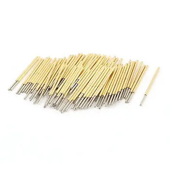 

100 Pieces P100-Q1 Dia 1.36mm 180g Pressure PCB Spring Test Probes Pin