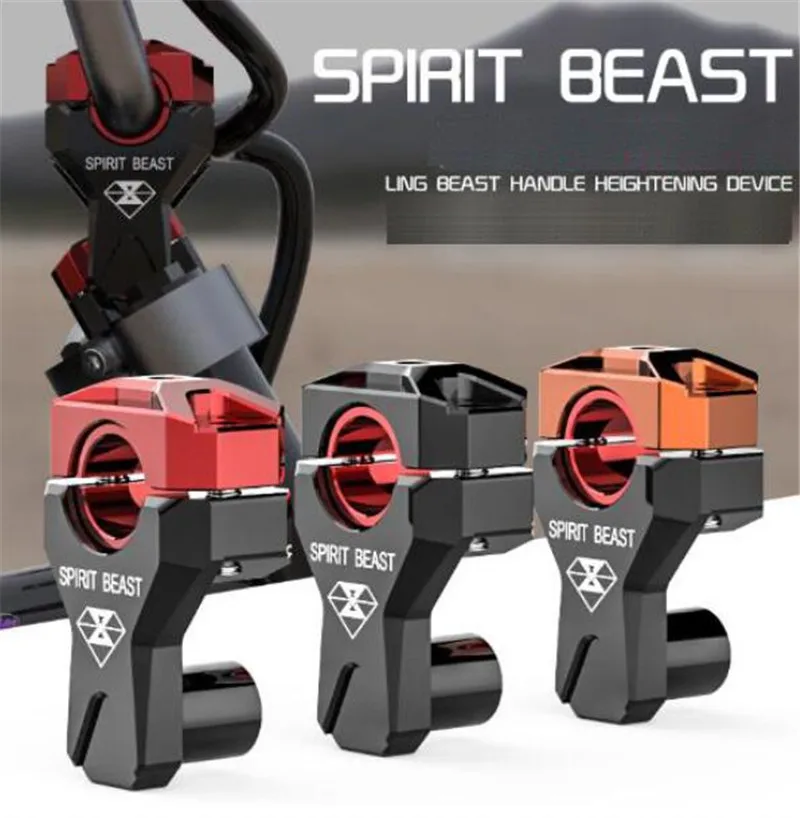

SPIRIT BEAST Motorcycle Handle Modification Faucet Handlebar Height Handle Raise Handlebar Heightener Accessories