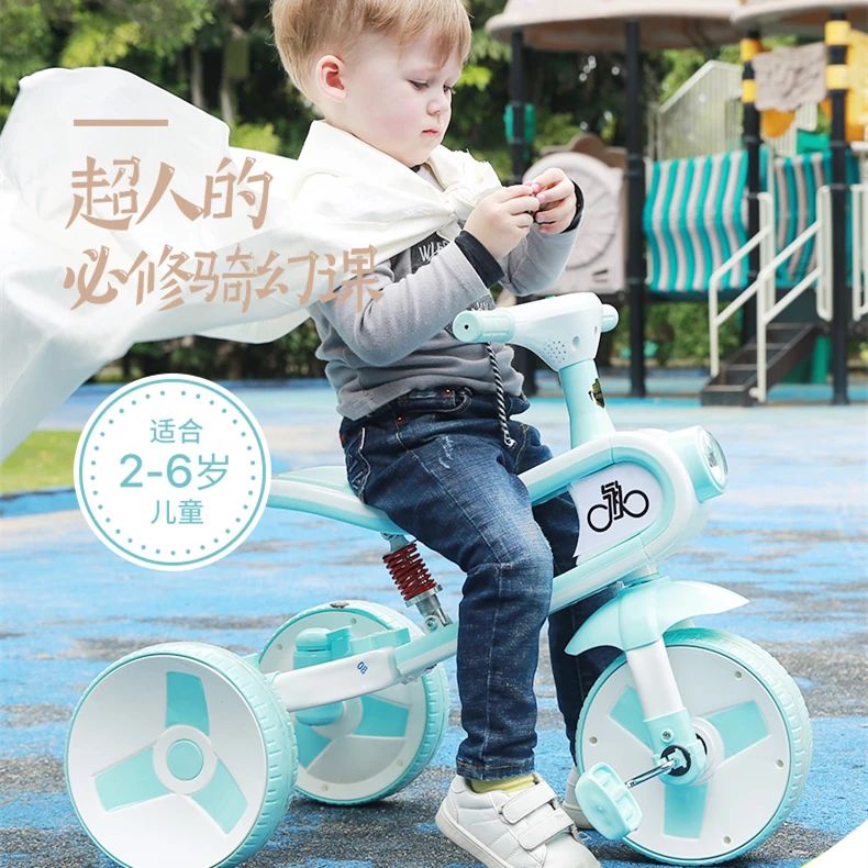 

Permanent Child Tricycle Baby Toddler Pedal Bicycle Folding Deformation Vehicle Sliding Child Balance Car