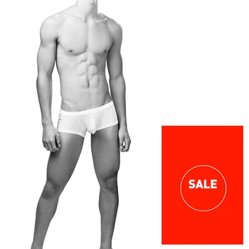 

D UzHot air hole U convex bag sexy men boxer underwear men's underwear 14009 bamboo fiber st54