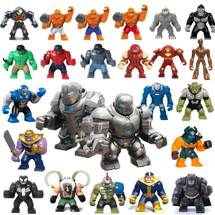 Avengers Endgame Marvel Hulk Infinity War Superheroes Building Blocks Toys New