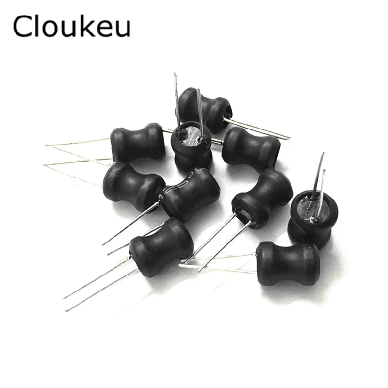 10 Pezzi 6 * 8mm 8 * 10mm 9 * 12mm Induttanza Induttore Di Potenza 2.2 3.3 4.7 100 220 330 22 33 47 470 UH(1MH,6x8mm(0608 - Foto 7