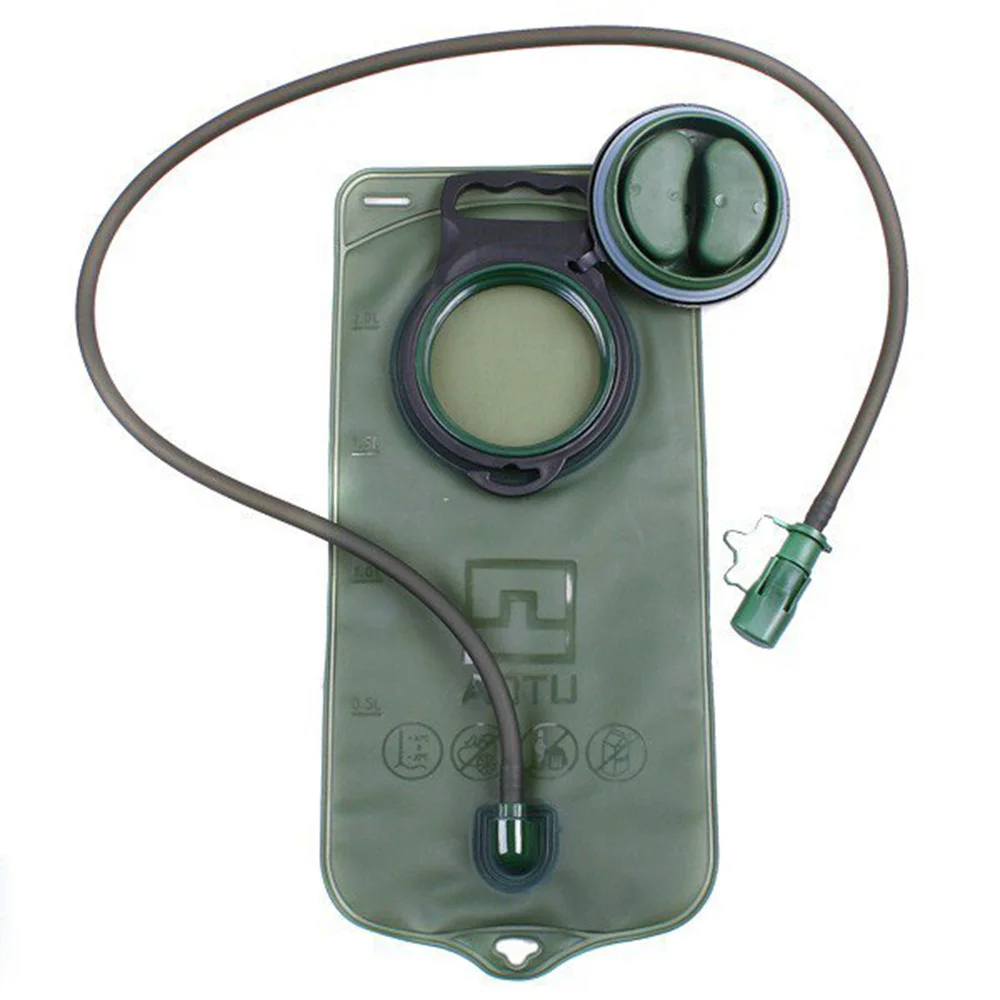 2L Big Mouth TPU Water Bag Bladder Climbing Hydration System Hiking