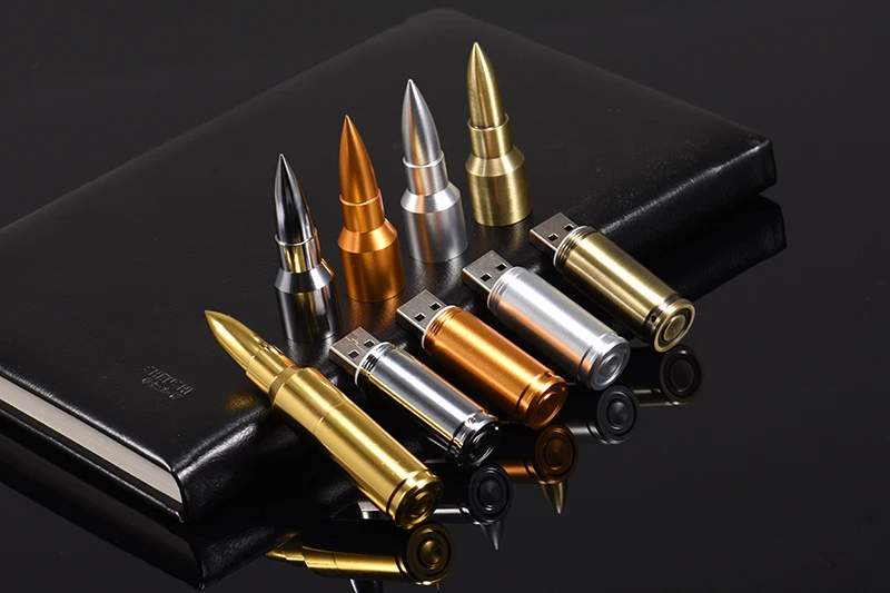 Металлический флеш-накопитель JASTER Bullet USB флеш-накопитель 4G 8G 16GB 32GB 64GB USB 2,0 флеш-накопитель с цепочкой для ключей