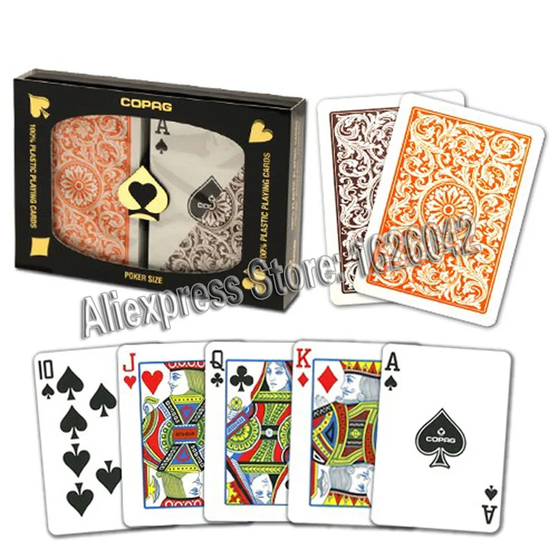 XF Copag 1546 Оригинал 2 колоды один комплект 100% Пластик Высокое качество Покер tourment