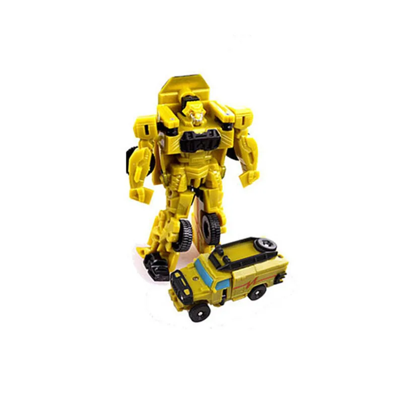 Mini Toy Transformation Mini Cars Kid Classic Robot Car Toys Action & Toy Figures Plastic Deformation Boys Gifts For Children