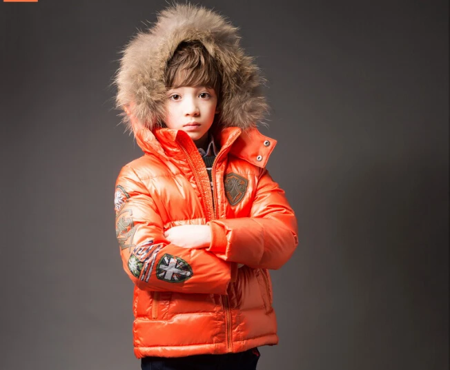 New Arrival Boys High Quality Jacket&Coats, White Duck Down Children Winter Outerwear&Jackets