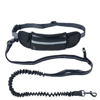 

Hands Free Running Dog Leash For Small Medium Dogs Cats Pet With Waist Pouch Belt Nylon Walking Show Lead Leash for Puppy Kitten