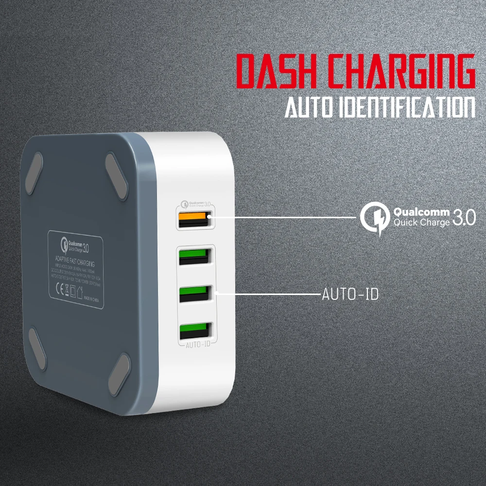 LDNIO A8101 8 USB порт быстрая зарядка 3 0 тип мобильного телефона домашнее настольное