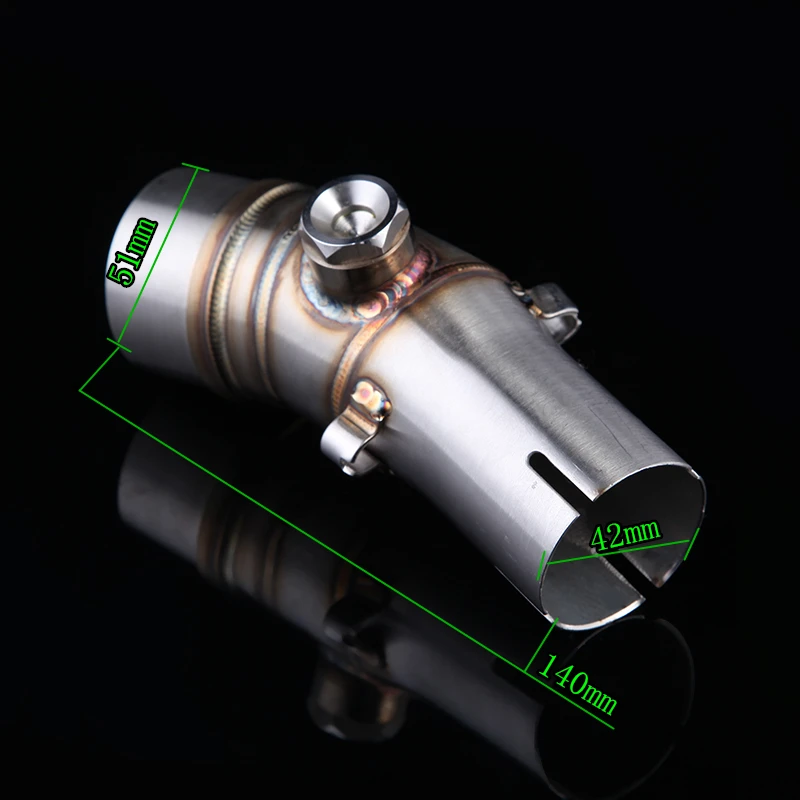 EXHAUST FOR KAWASAKI ER6N ER6F 2012-2016 NINJA 650R Z650 2017-2020 VERSYS 650 2015-2020 MOTORCYCLE EXHAUST FULL SYSTEM MUFFLER - Image 2