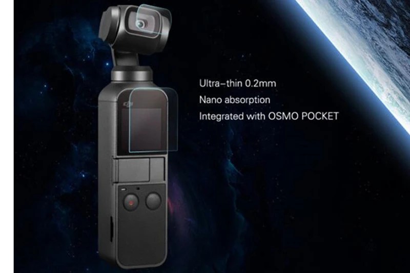 Защитная пленка для DJI OSMO Pocket glass Fiber screen Film объектив камеры подвеса защитная пленка комплект DJI OSMO Pocket Accessories