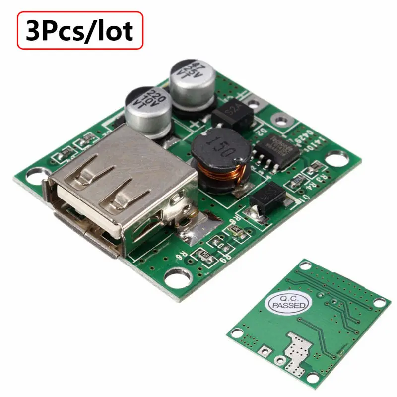 

3Pcs/lot 5V 2A Solar Panel Power Bank USB Charge Voltage Controller Regulator Module 6V 20V Input For Universal Smartphone