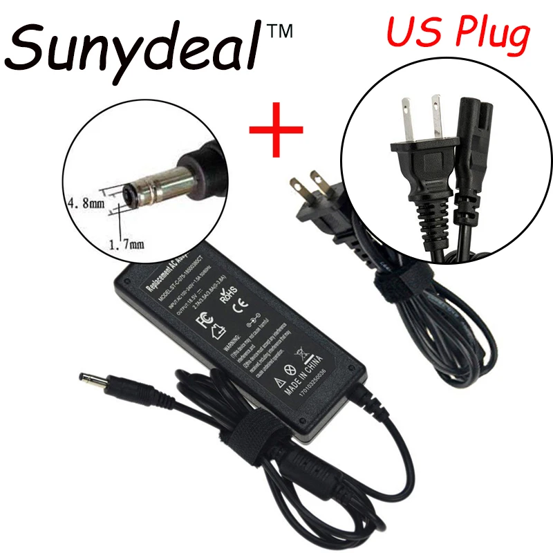 18.5V 3.5A 65W 4.8*1.7mm For HP Compaq 500 510 520 530 540 DV1000 DV2000 AC Adapter Charger Power Supply Notebook Adapter