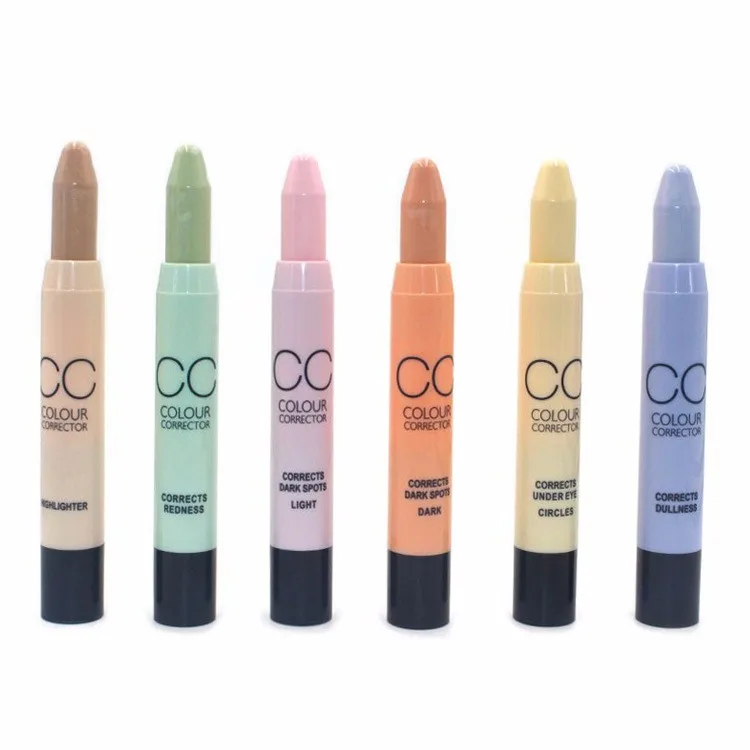 Menow бренд CC цвет Corretivo карандаш для лица макияж основа для макияжа консилер ручка карандаш 6 цветов для круга и пятна и акне MN012