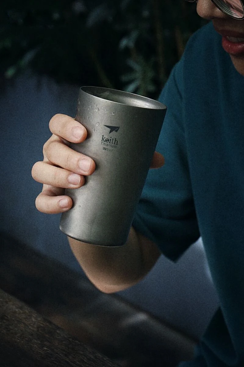 Caneca de Café do Copo de Chá Canecas de Viagem de Acampamento ao ar Livre de Beber para o Chá de Café Festa de Natal Keith Titanium Caneca Cerveja Suprimentos Bar 20 High Quality Esporte e Lazer