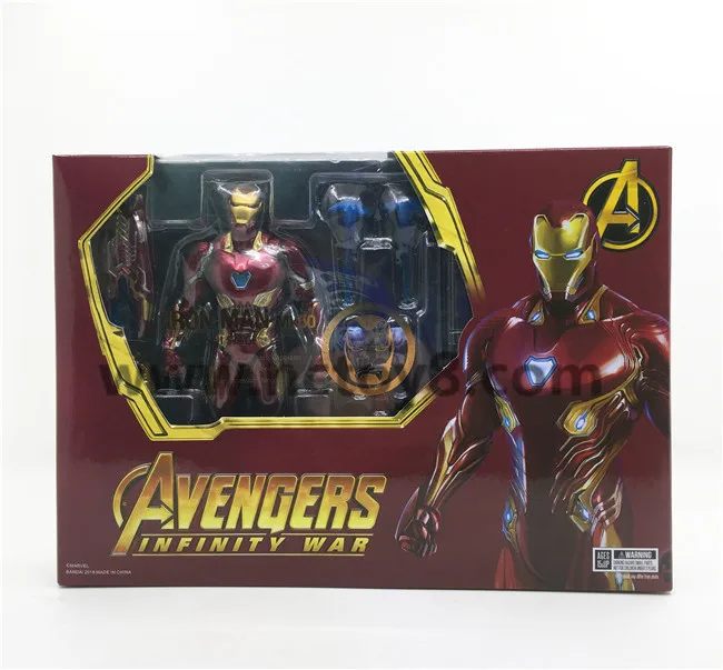 

Newest Marvel Figure The Avengers Infinity War Iron man Action Figures SHF MK50 Iron Man Model Toys 16cm