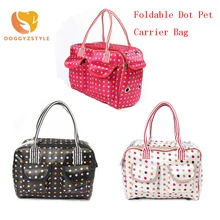 Модная Портативная переноска для животных складная дышащая маленькая кошка собака сумка красочные точки дорожная Сумка переноска для домашних животных боди для чихуахуа