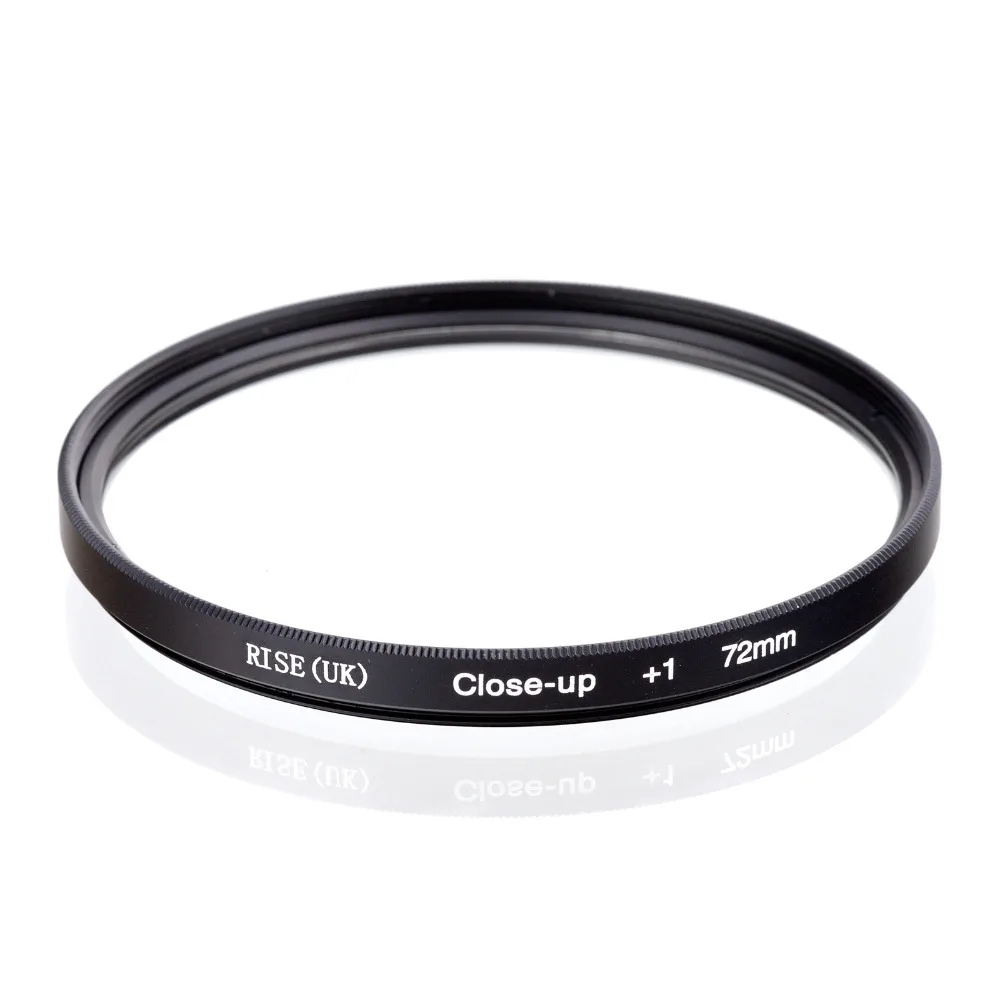 RISE(UK) 72mm Close Up +1 Macro Lens Filter for Nikon Canon SLR DSLR