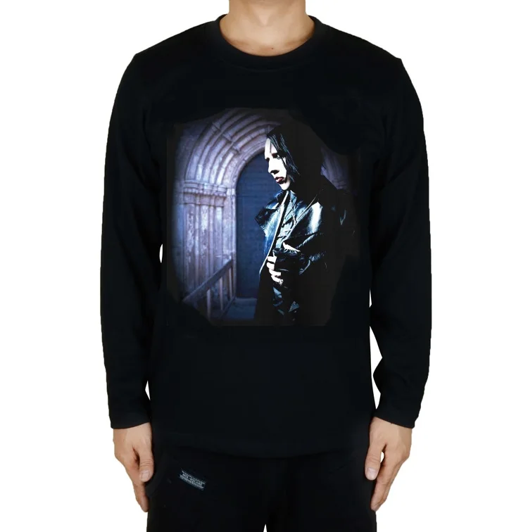 12 Дизайнов винтажная Марочная рубашка Мэрилин Мэнсон рок 3D фитнес тяжелый металл хлопок длинный рукав скейтборд футболка одежда - Цвет: 10