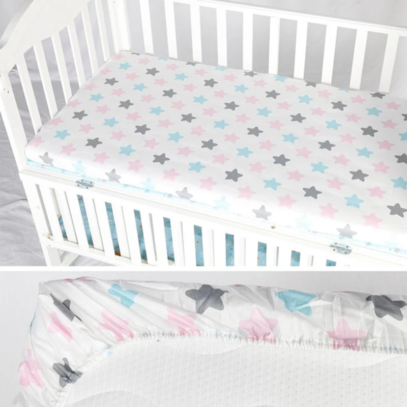 

Appoint Wishdom Newborn Baby Sheets 100% Cotton Bed Mattress Comfortable&Soft To Care For Your Baby's Skin 120*65cm