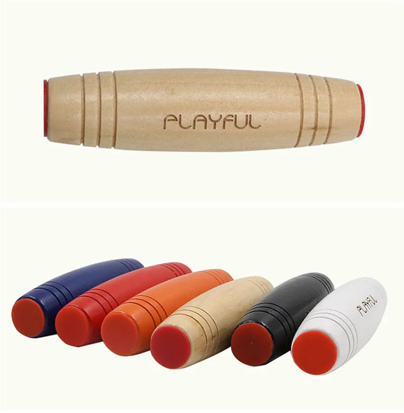 Happy baby toy store】Fidget Toys mokuru Wood Fidget Stick Funny