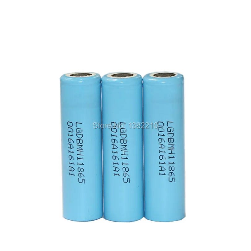 10 шт./лот, 18650 3,7 V INR18650 MH1 3200mAh 10А разрядная батарея для LG