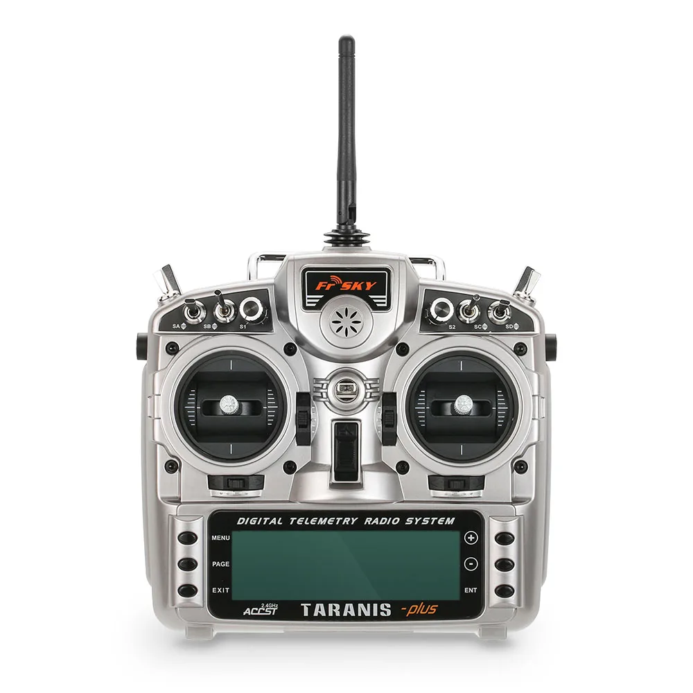 

Original FrSky Taranis X9D Plus 2.4G ACCST 16CH Telemetry Radio Transmitter Open TX Mode 2 for RC Quadcopter Helicopter Airplane