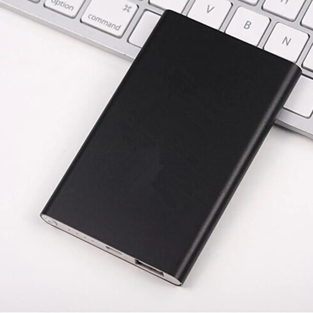 Модный ультратонкий 8000 мАч портативный usb аккумулятор зарядное устройство